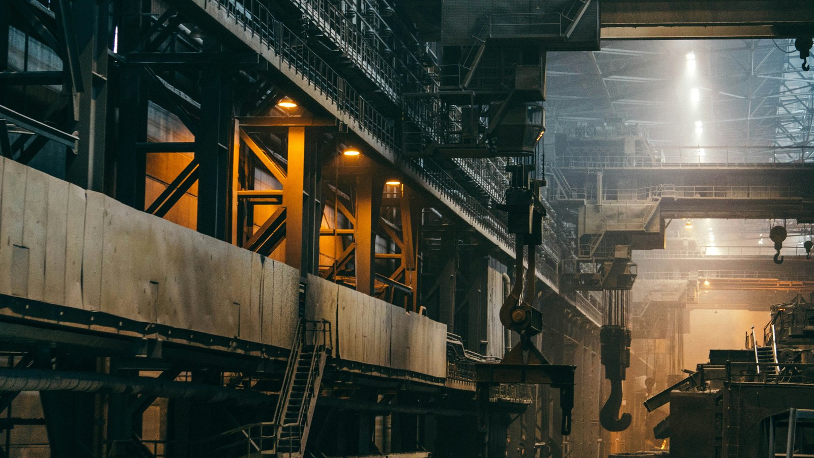 Industrial production facility representing operating businesses and active management.